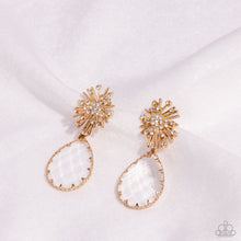 Load image into Gallery viewer, Stellar Shooting Star - Gold Earrings Paparazzi
