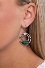 Load image into Gallery viewer, Terrestrial Retreat - Green Earrings Paparazzi
