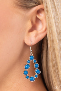 POP-ular Party - Blue Earrings Paparazzi