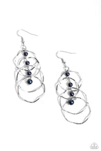 Load image into Gallery viewer, Pearl Palooza - Blue Earrings Paparazzi
