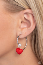 Load image into Gallery viewer, Romantic Representative - Red Post Earrings Paparazzi
