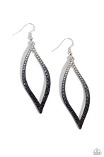 Load image into Gallery viewer, Admirable Asymmetry - Black Earrings Paparazzi
