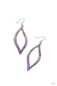 Admirable Asymmetry - Purple Earrings Paparazzi