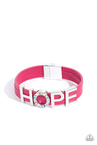 Hopeful Haute - Pink Bracelet Paparazzi