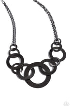 Load image into Gallery viewer, Uptown Links Black Necklace Paparazzi
