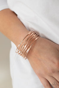 Nerves Of Steel Rose Gold Bracelet