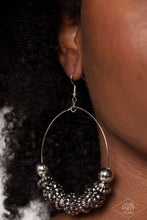 Load image into Gallery viewer, I Can Take a Compliment - Silver Hoop Earrings
