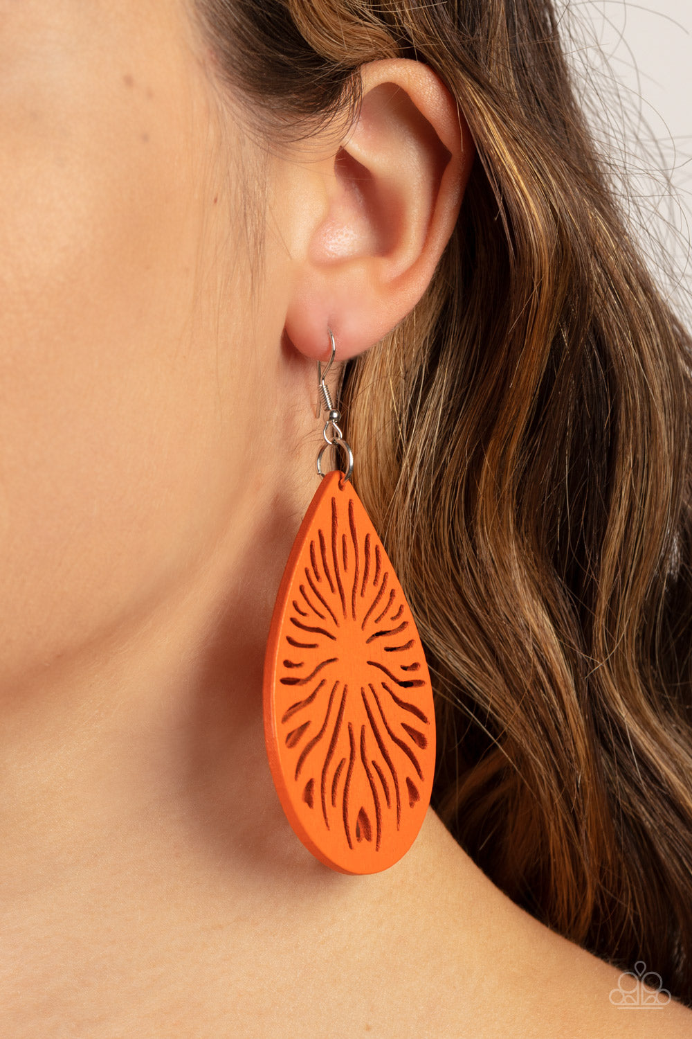 Sunny Incantations - Orange Earrings