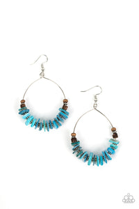 Hawaiian Kiss Blue Earrings