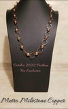 Metro Milestone Copper Necklace