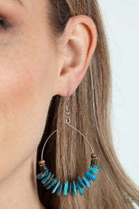 Hawaiian Kiss Blue Earrings