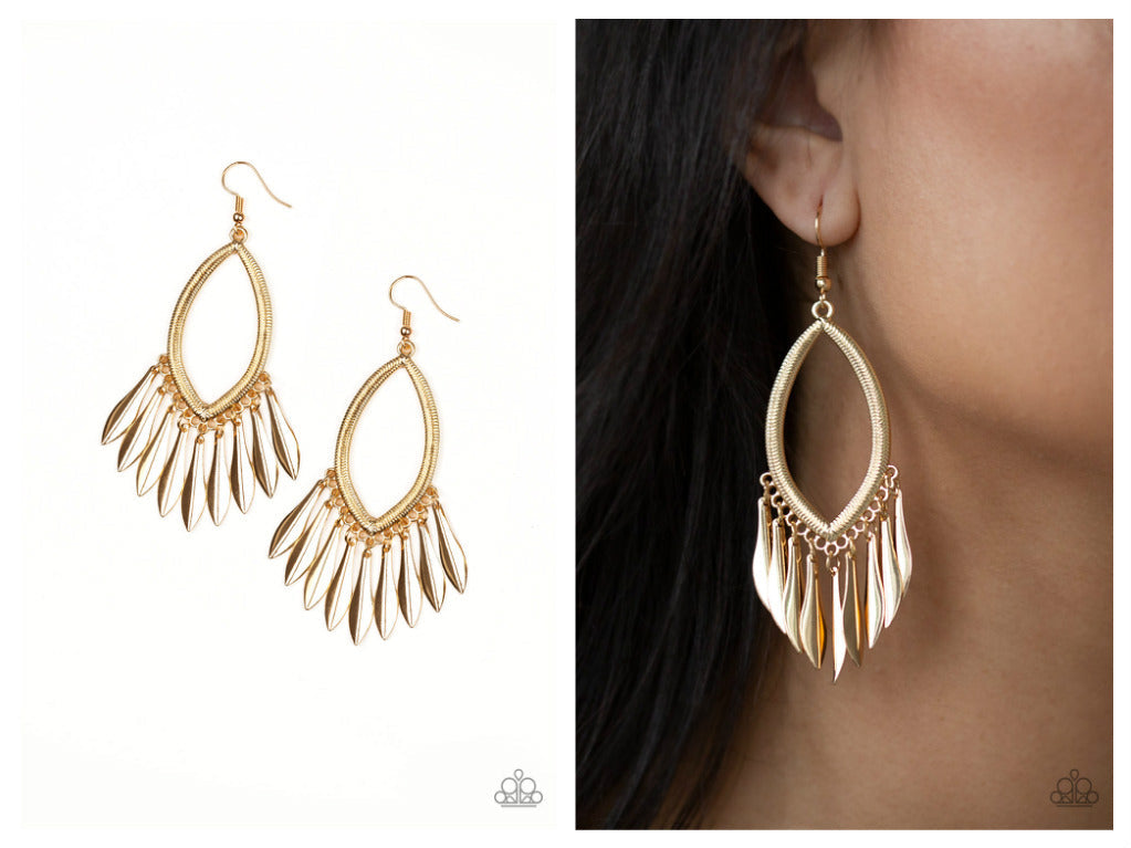 MY FLAIR LADY - GOLD EARRINGS