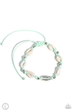 Load image into Gallery viewer, Beachcomber Ballad - Green Anklet
