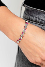 Load image into Gallery viewer, Intertwined Illusion - Pink Bracelet
