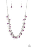 Load image into Gallery viewer, Soft-Hearted Shimmer Purple Necklace
