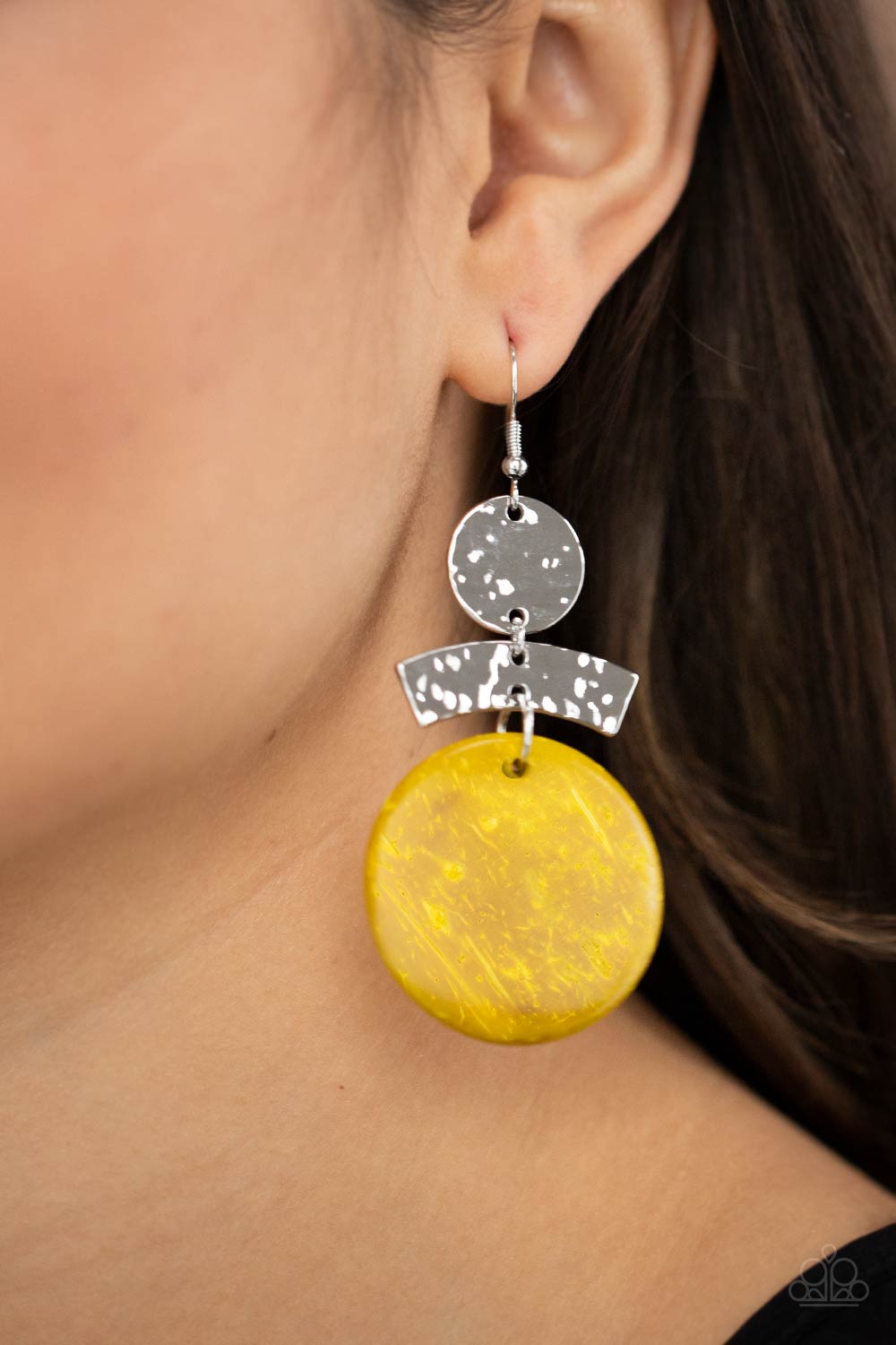 Diva of My Domain Yellow Earrings