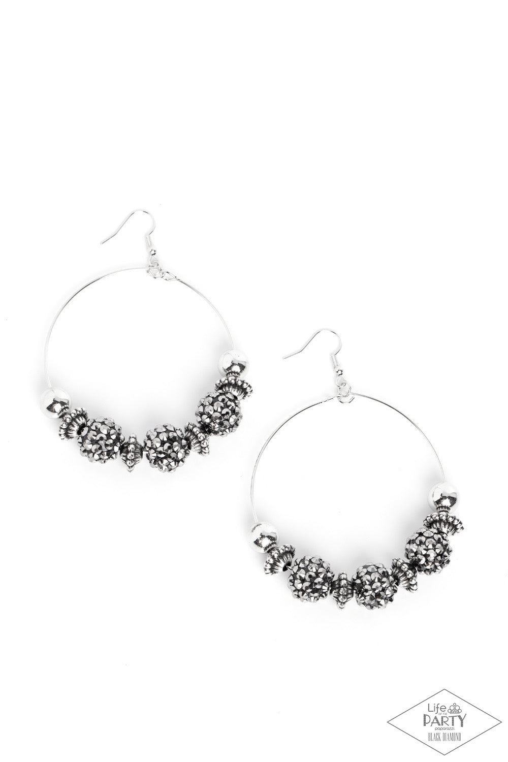 I Can Take a Compliment - Silver Hoop Earrings