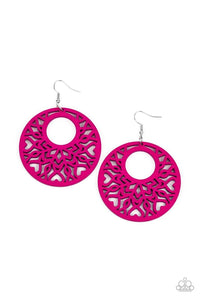 Tropical Reef Pink Earrings