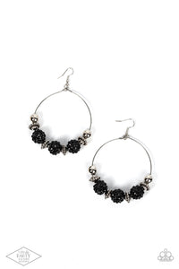 I Can Take a Compliment - Black  Earring