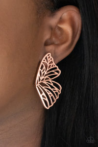 Paparazzi Accessories Butterfly Frills - Copper