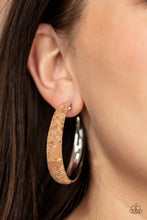 Load image into Gallery viewer, A CORK In The Road - Silver Earring
