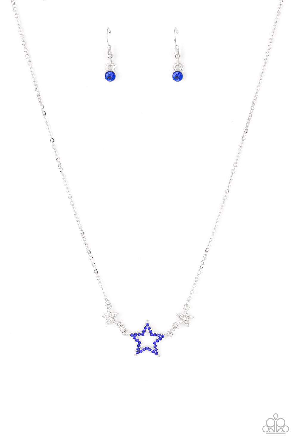 United We Sparkle - Blue Necklace