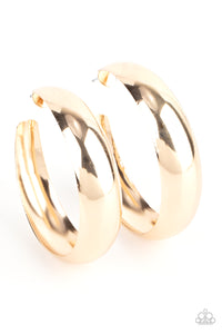 Flat Out Flawless - Gold Earring