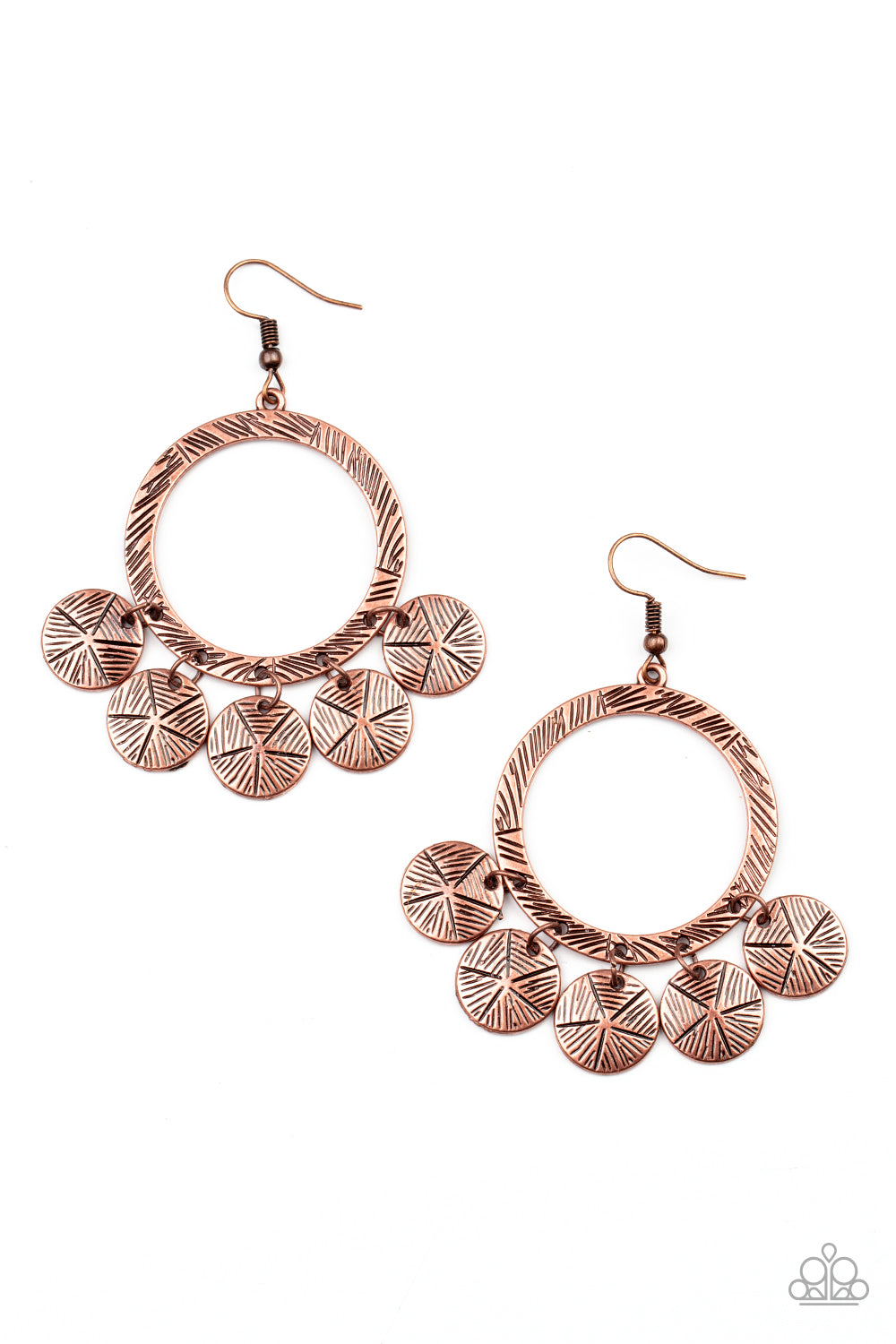 Trinket Tease - Copper Earring