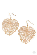 Load image into Gallery viewer, Palm Palmistry - Gold Earring
