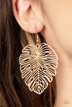 Load image into Gallery viewer, Palm Palmistry - Gold Earring
