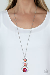 Celestial Courtier - Orange Necklace