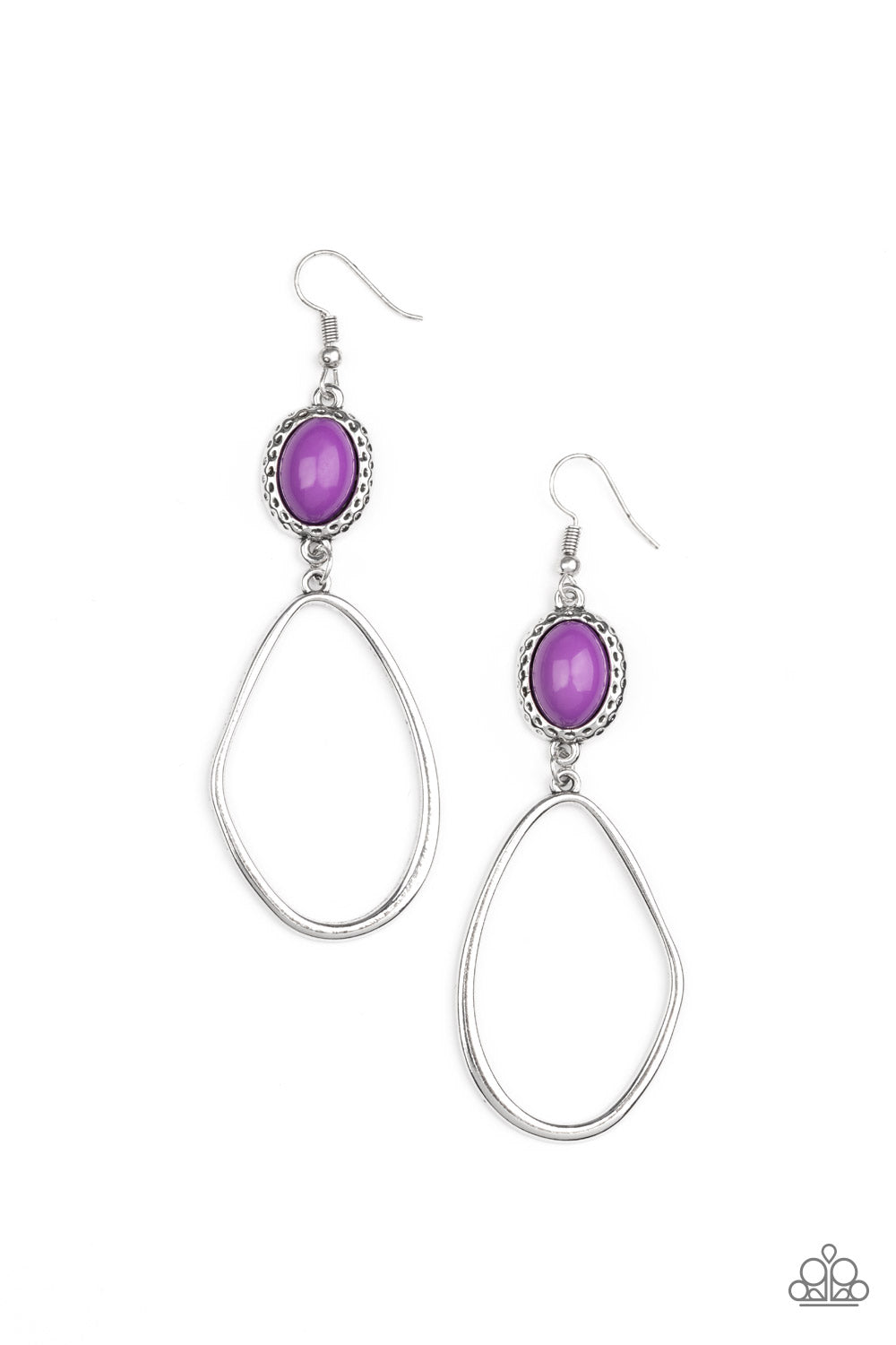 Adventurous Allure - Purple Earring