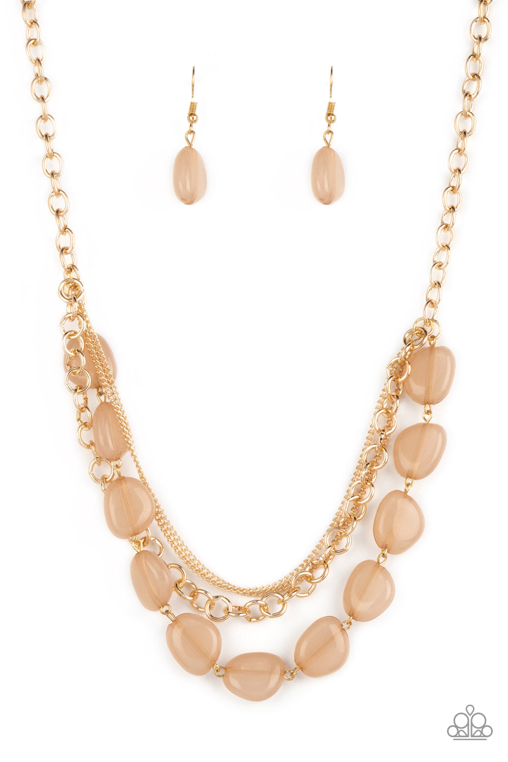 Pumped Up Posh - Gold Necklace