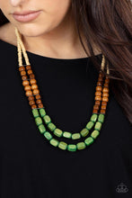 Load image into Gallery viewer, Bermuda Bellhop - Green Necklace
