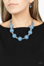 Load image into Gallery viewer, Race to the POP - Blue Necklace
