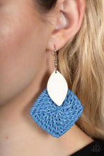 Load image into Gallery viewer, Sabbatical WEAVE - Blue Earring
