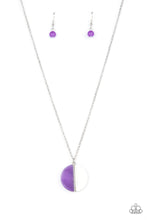 Load image into Gallery viewer, Elegantly Eclipsed - Purple Necklace
