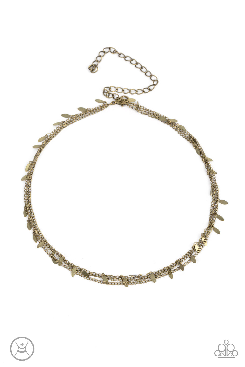 Monochromatic Magic - Brass Necklace