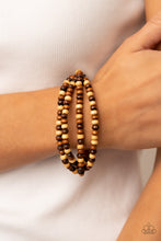 Load image into Gallery viewer, Oceania Oasis - Brown Bracelet
