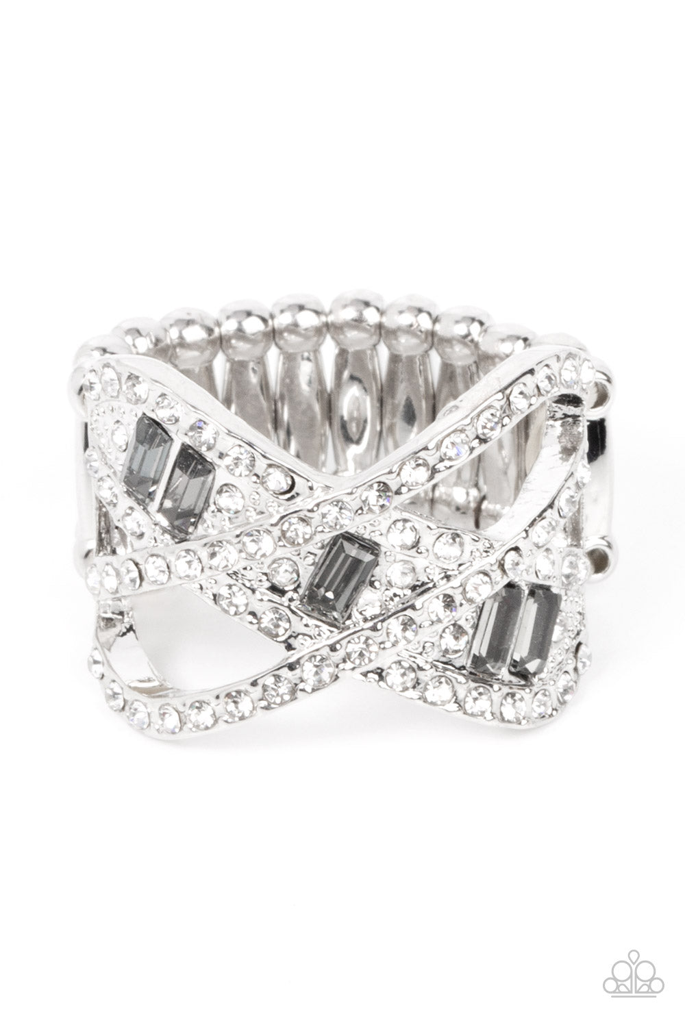 Triple Threat Twinkle - Silver Ring