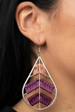 Load image into Gallery viewer, Nice Threads - Purple Earring
