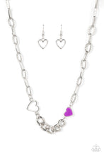 Load image into Gallery viewer, Little Charmer - Purple Necklace
