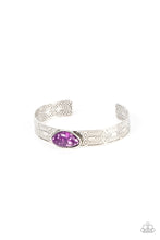 Load image into Gallery viewer, Gobi Glyphs - Purple Bracelet
