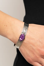 Load image into Gallery viewer, Gobi Glyphs - Purple Bracelet
