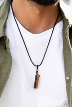 Load image into Gallery viewer, Comes Back ZEN-fold - Brown Necklace
