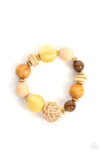 Happily Homespun - Yellow Bracelet