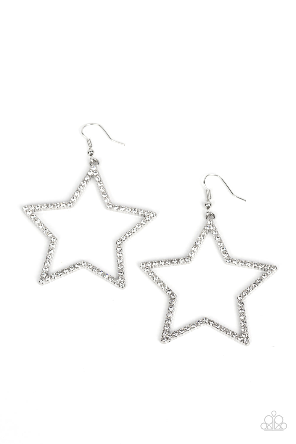 Supernova Sparkle - White Earring