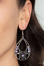 Load image into Gallery viewer, Meadow Marvel - Purple Earring
