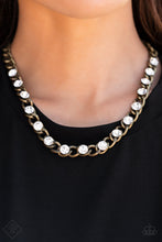 Load image into Gallery viewer, Major Moxie - Brass Necklace
