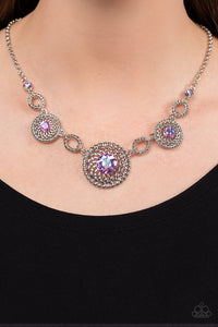 Cosmic Cosmos - Purple Necklace